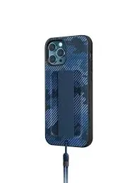 UNIQ HELDRO BACK CASE | FREE YOUR GRIP WITH FLEXGRIP BAND | FOR IPHONE 12 & 12 PRO | MARINE CAMO